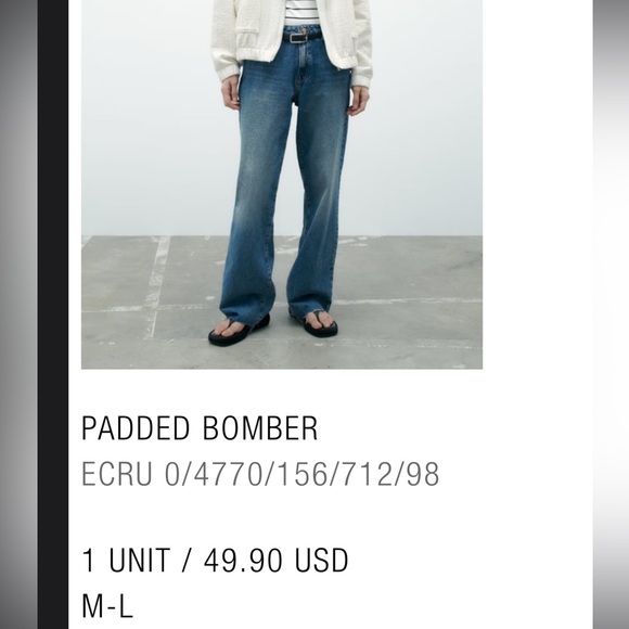 Zara Bomber Jacket - Picture 5 of 5